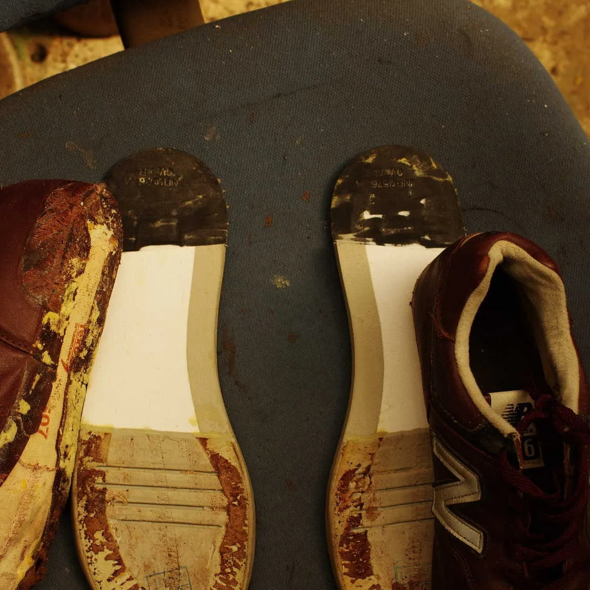 佐賀県　Y様　New Balance576　ウェッジヒールと...
