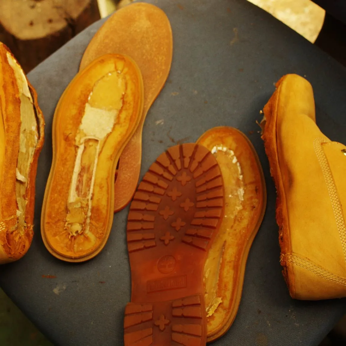福島県　T様　Timberland　オールソール交換修理