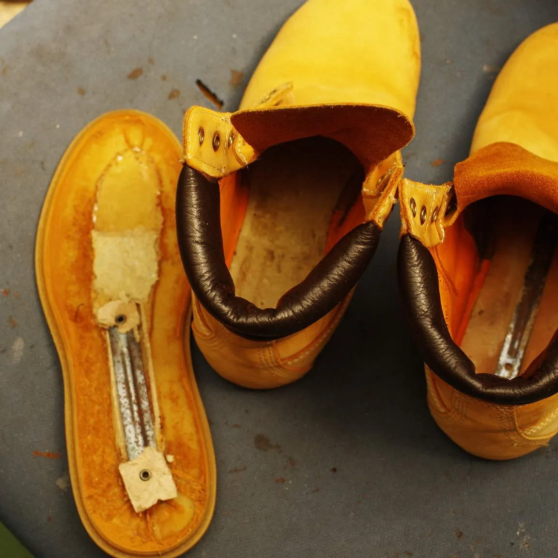 福島県　T様　Timberland　オールソール交換修理