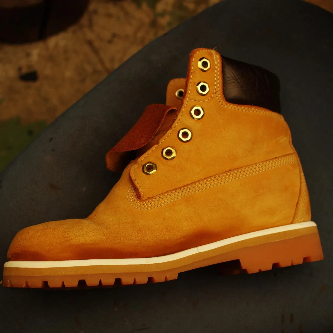 福島県　T様　Timberland　オールソール交換修理
