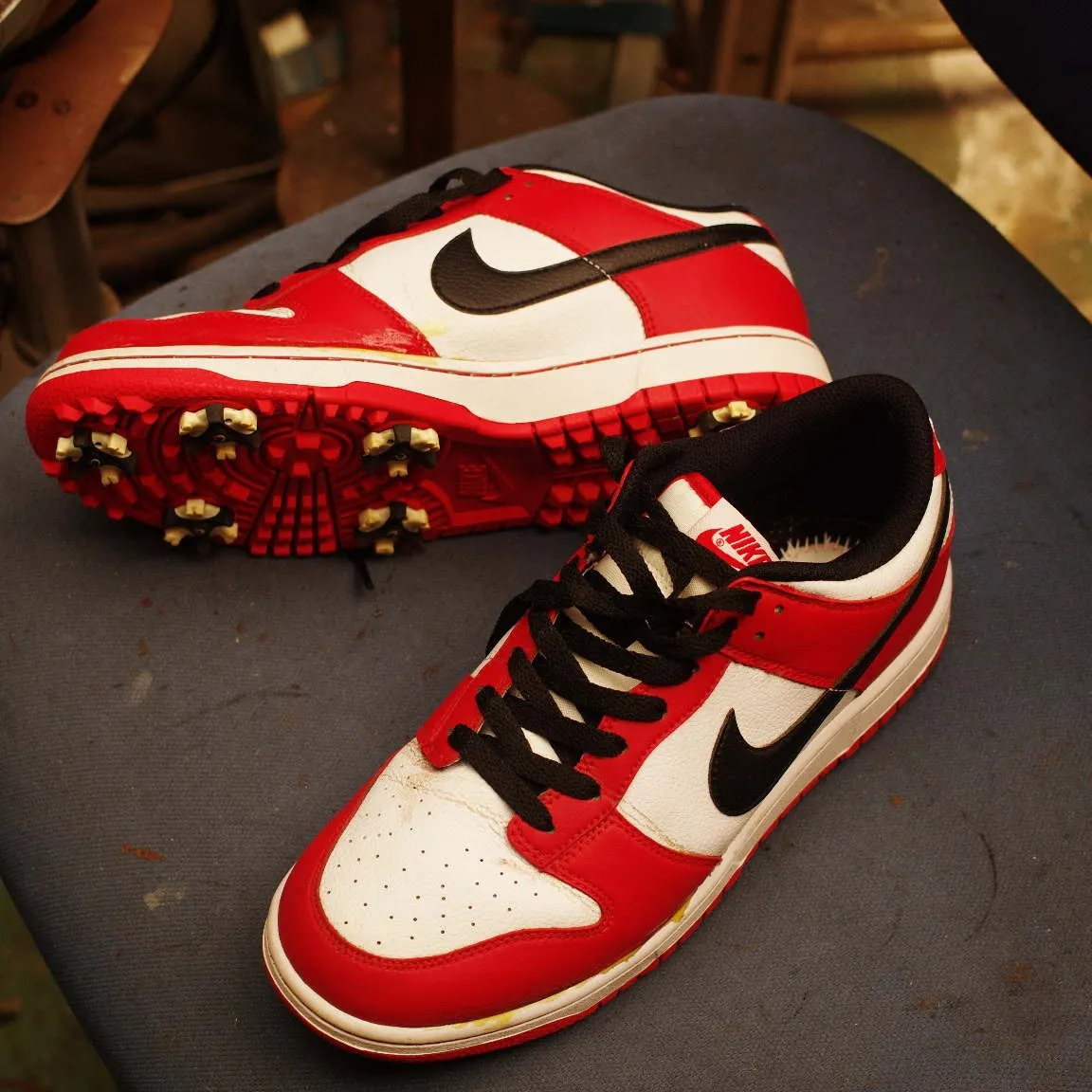 東京都　N様　NIKE　DUNK　ゴルフシューズ　ソール剥が...