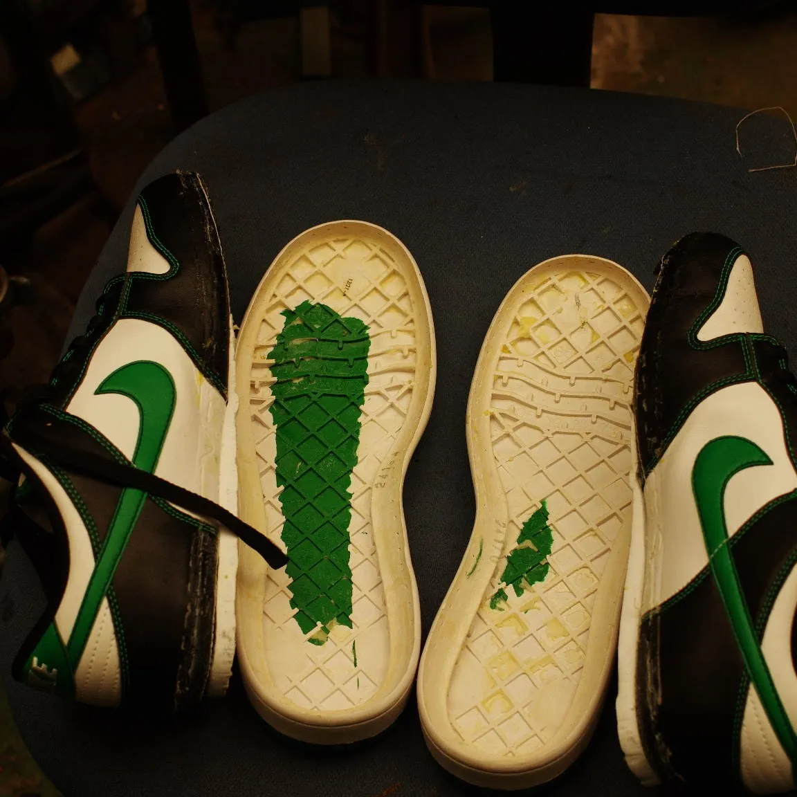 東京都　N様　NIKE　DUNK　ゴルフシューズ　ソール剥が...