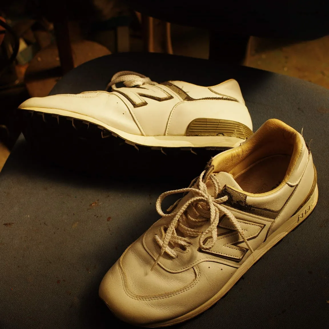 愛媛県　T様　New Balance576　ヒールカップ交換
