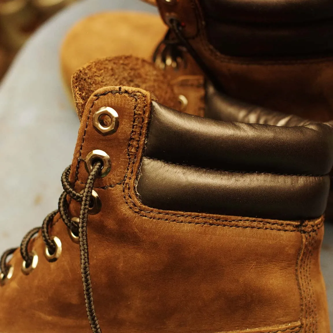 新潟県　U様　Timberland　履き口スポンジ表皮張り替...