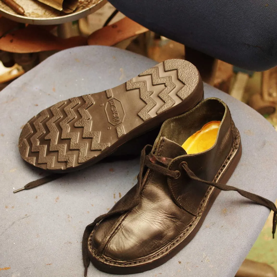 愛知県　T様　Clarks　デザートトレック　オールソール交...