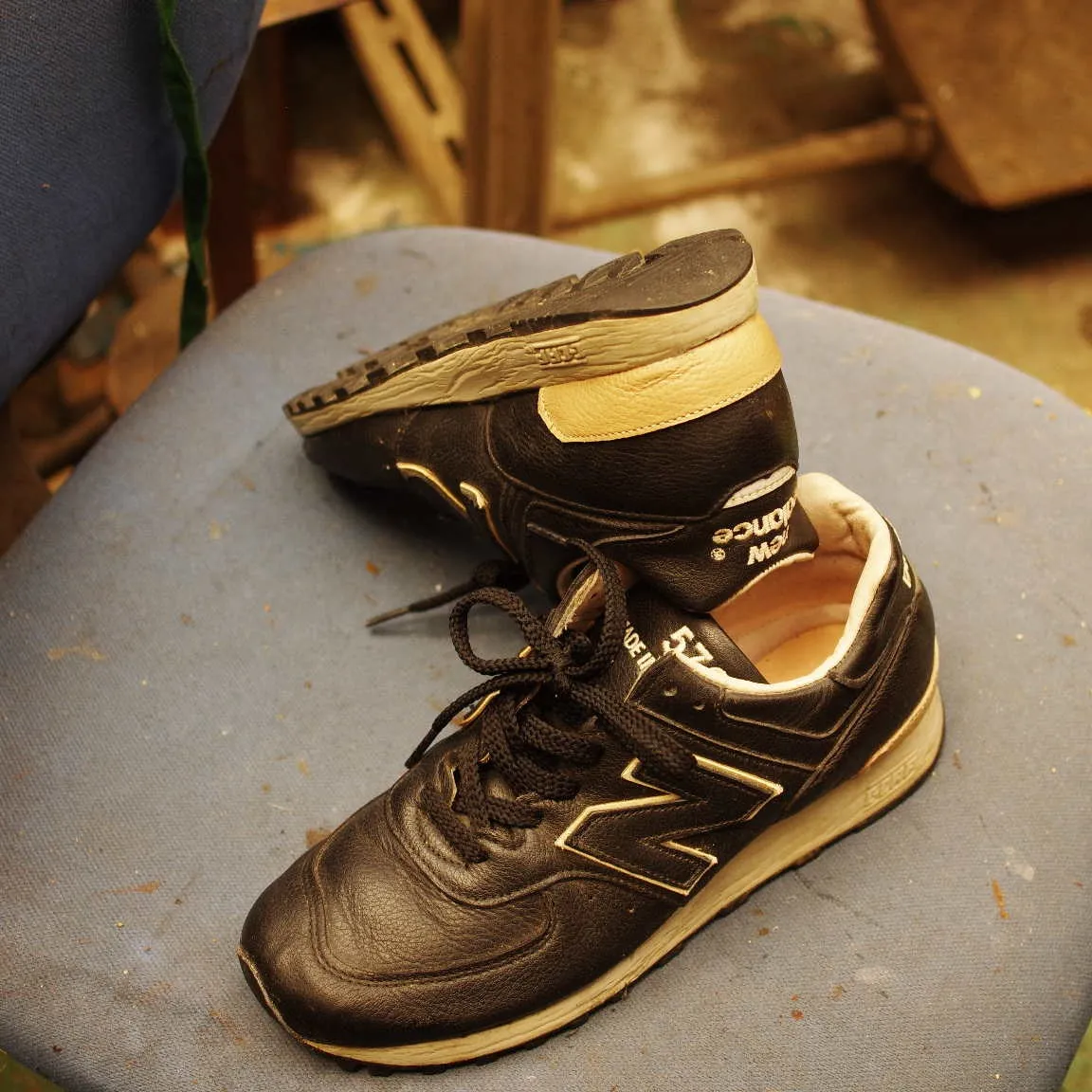 茨城県　T様　New Balance　576　ヒールカップ交...