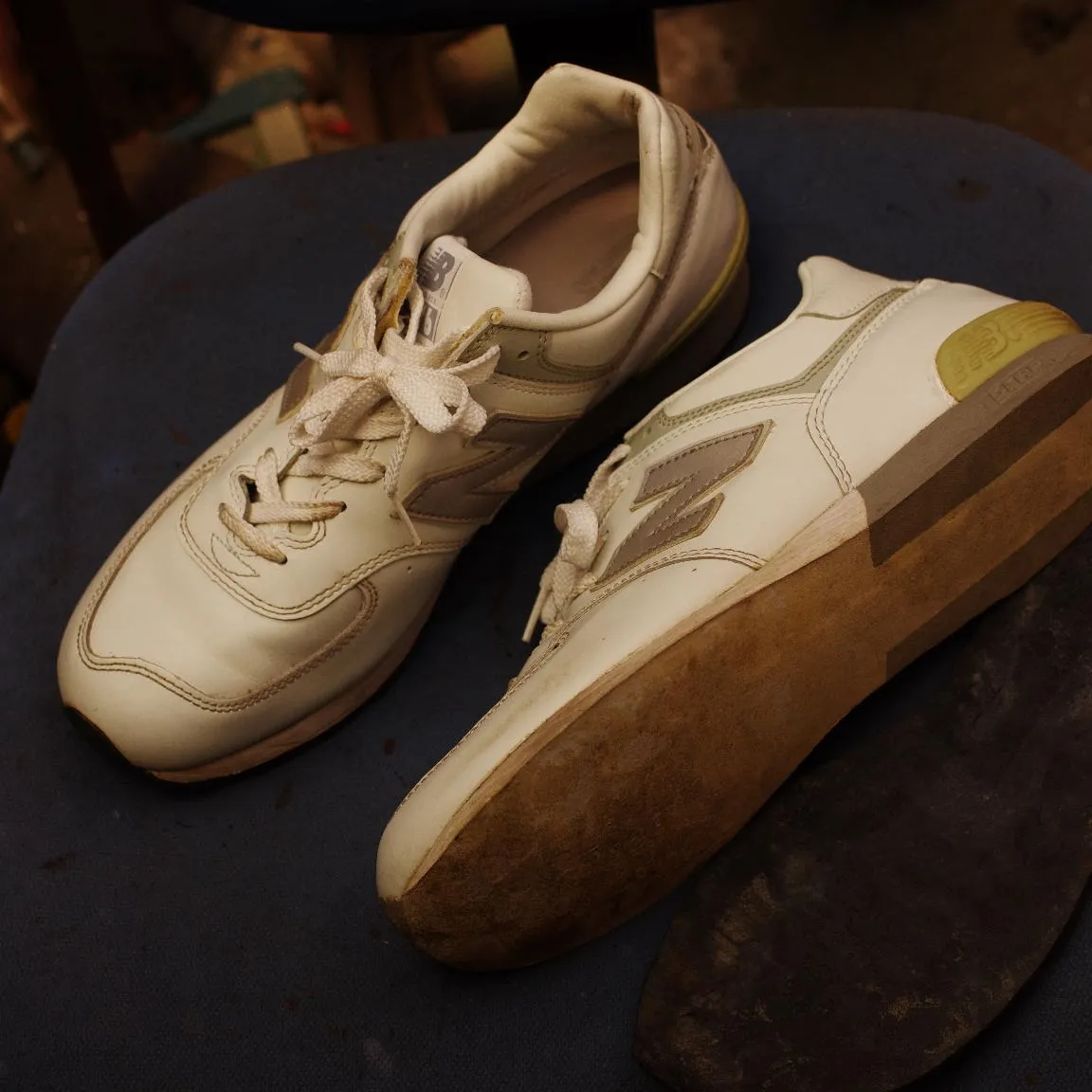 栃木県　N様　New Balance　576　ヒールカップ交...