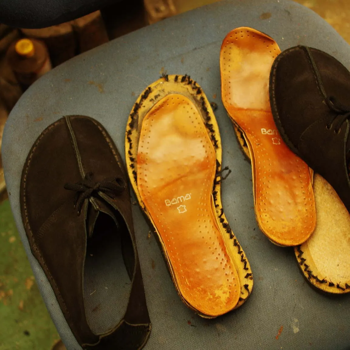茨城県　N様　Clarks　デザートトレック　オールソール交...