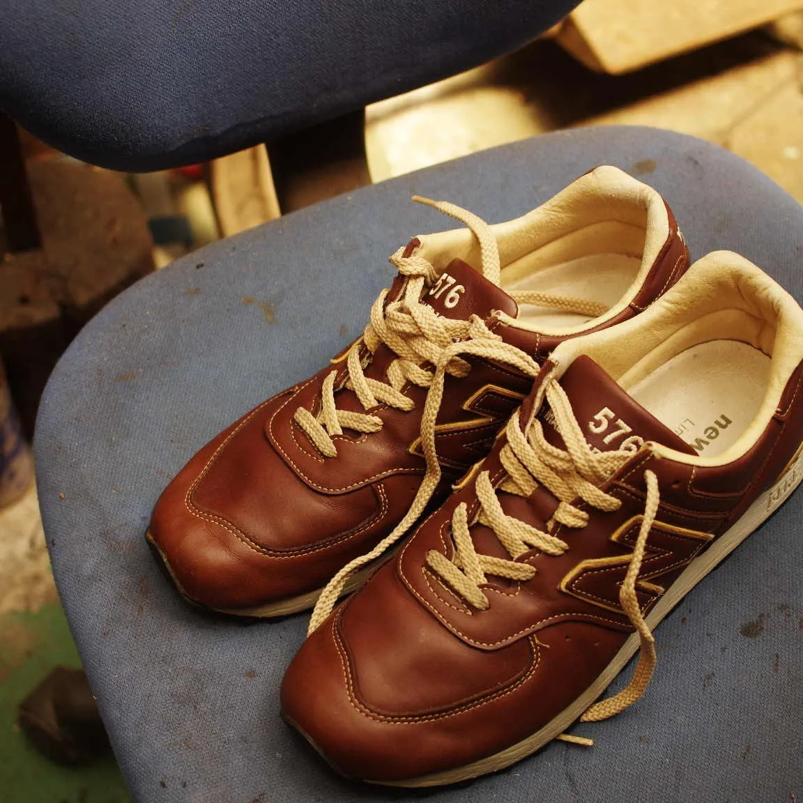 長崎県　S様　New Balance　576　ヒールカップ交...