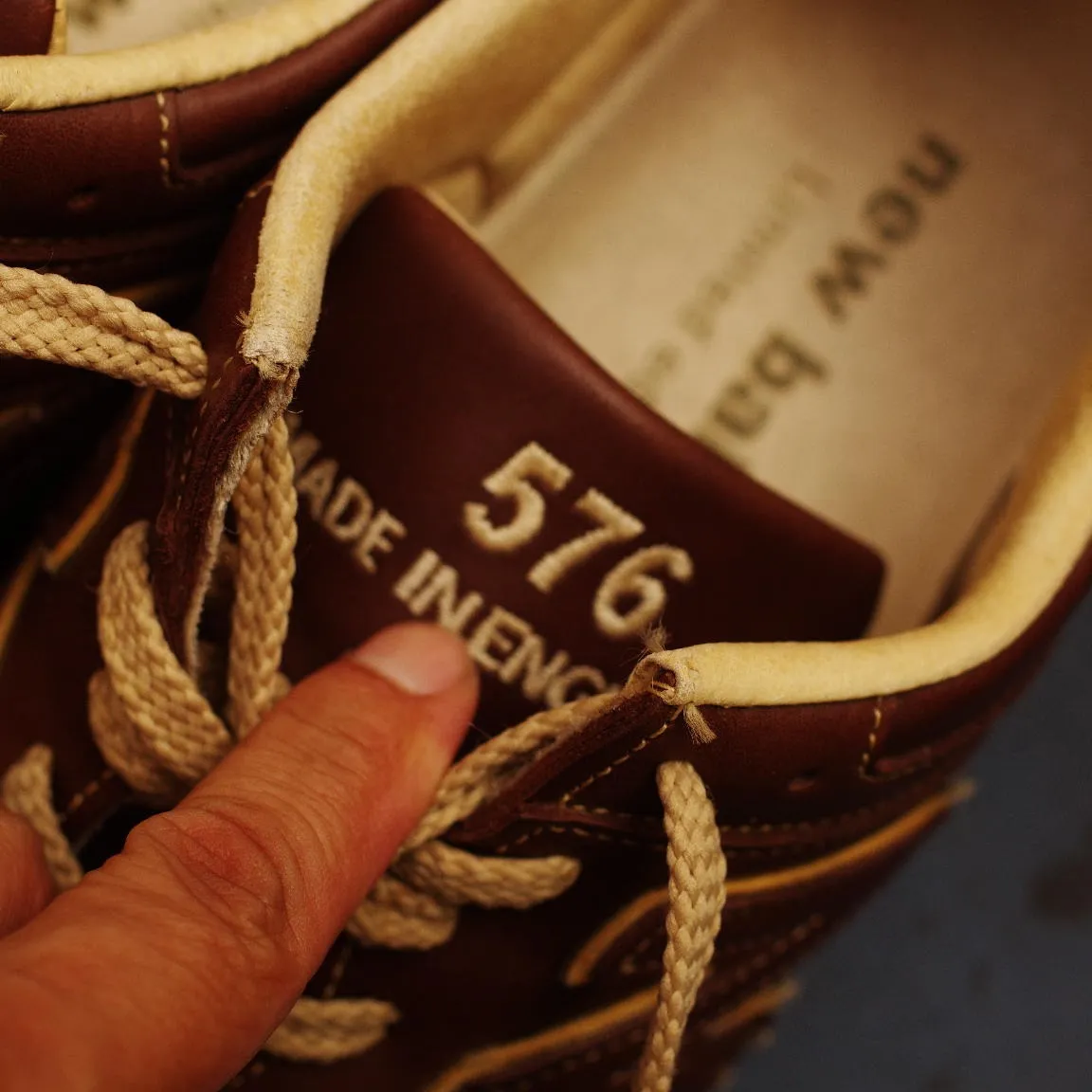 長崎県　S様　New Balance　576　ヒールカップ交...