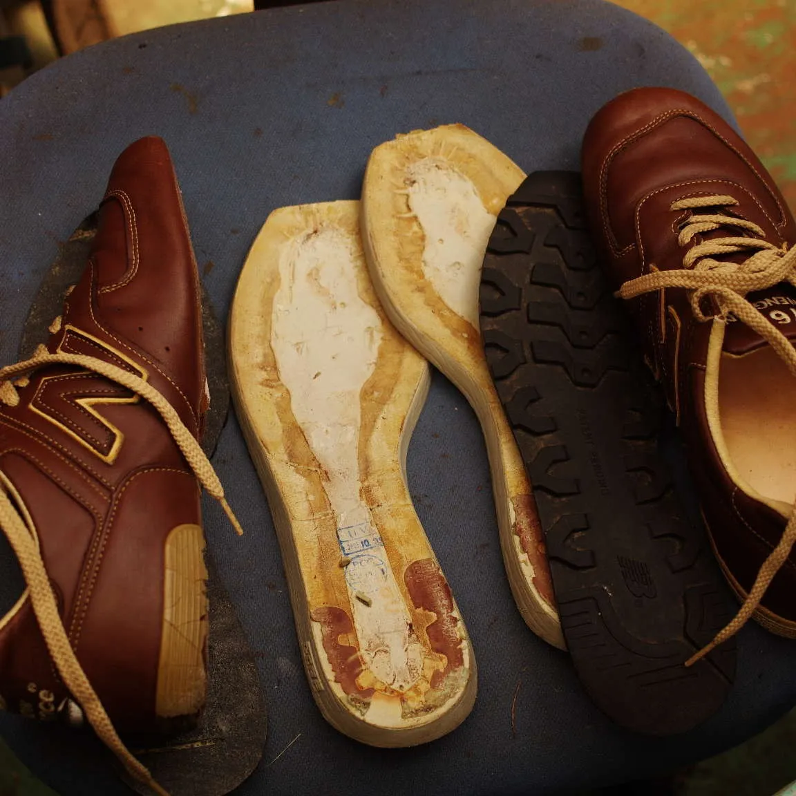 長崎県　S様　New Balance　576　ヒールカップ交...