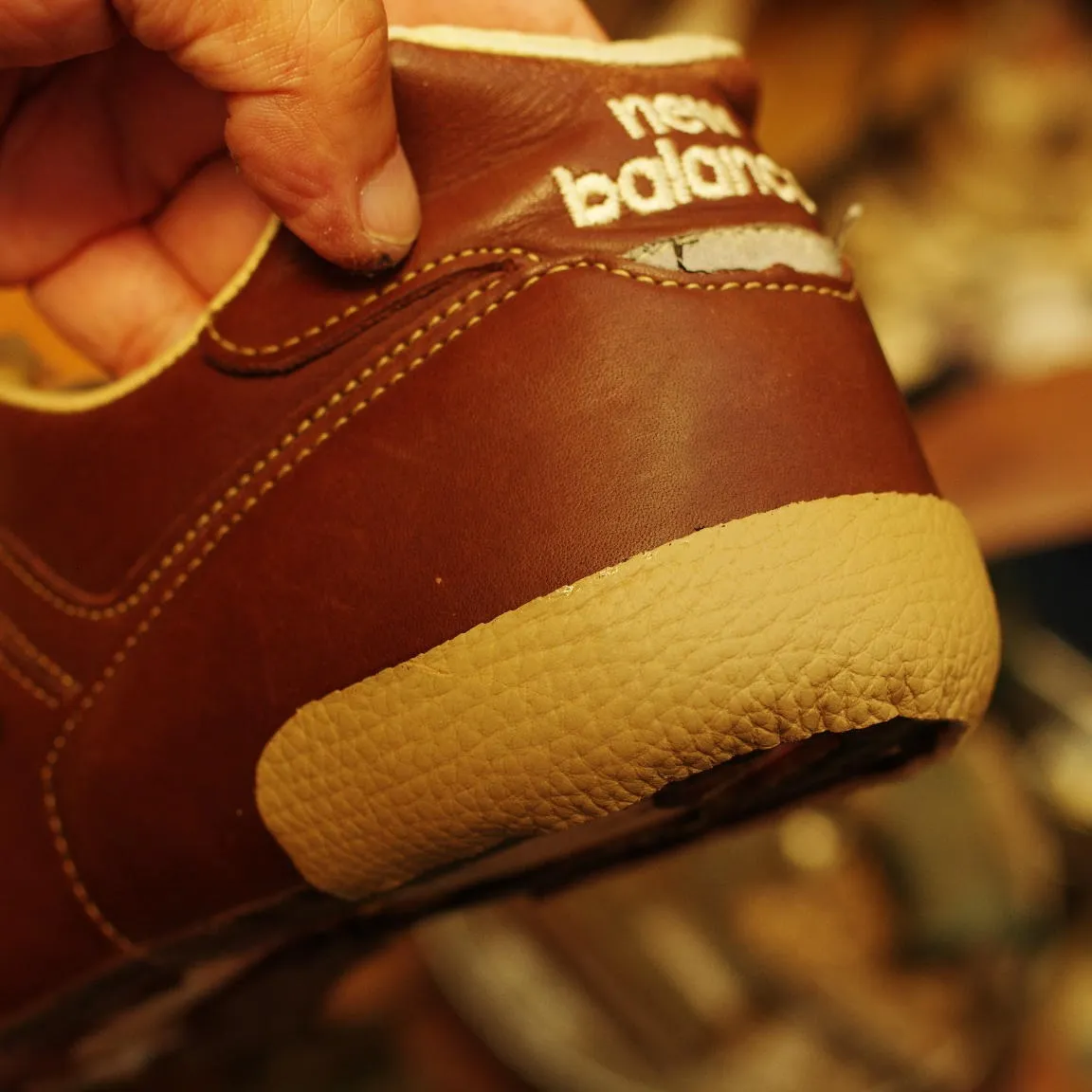 長崎県　S様　New Balance　576　ヒールカップ交...