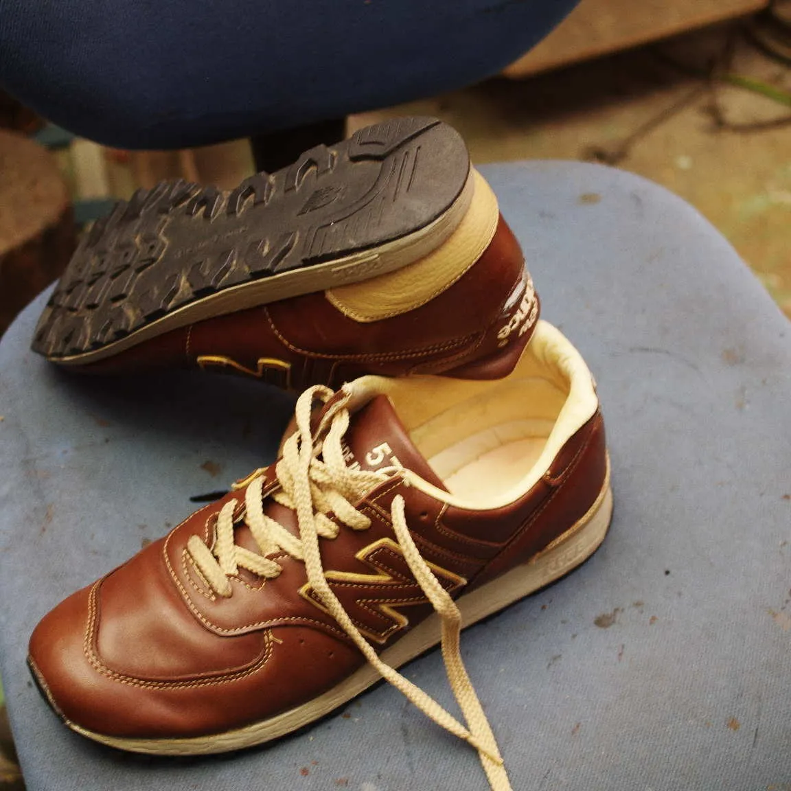 長崎県　S様　New Balance　576　ヒールカップ交...