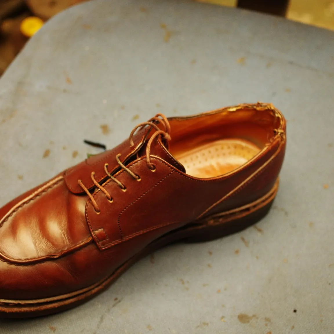千葉県　A様　Paraboot　紳士革靴破れ修理