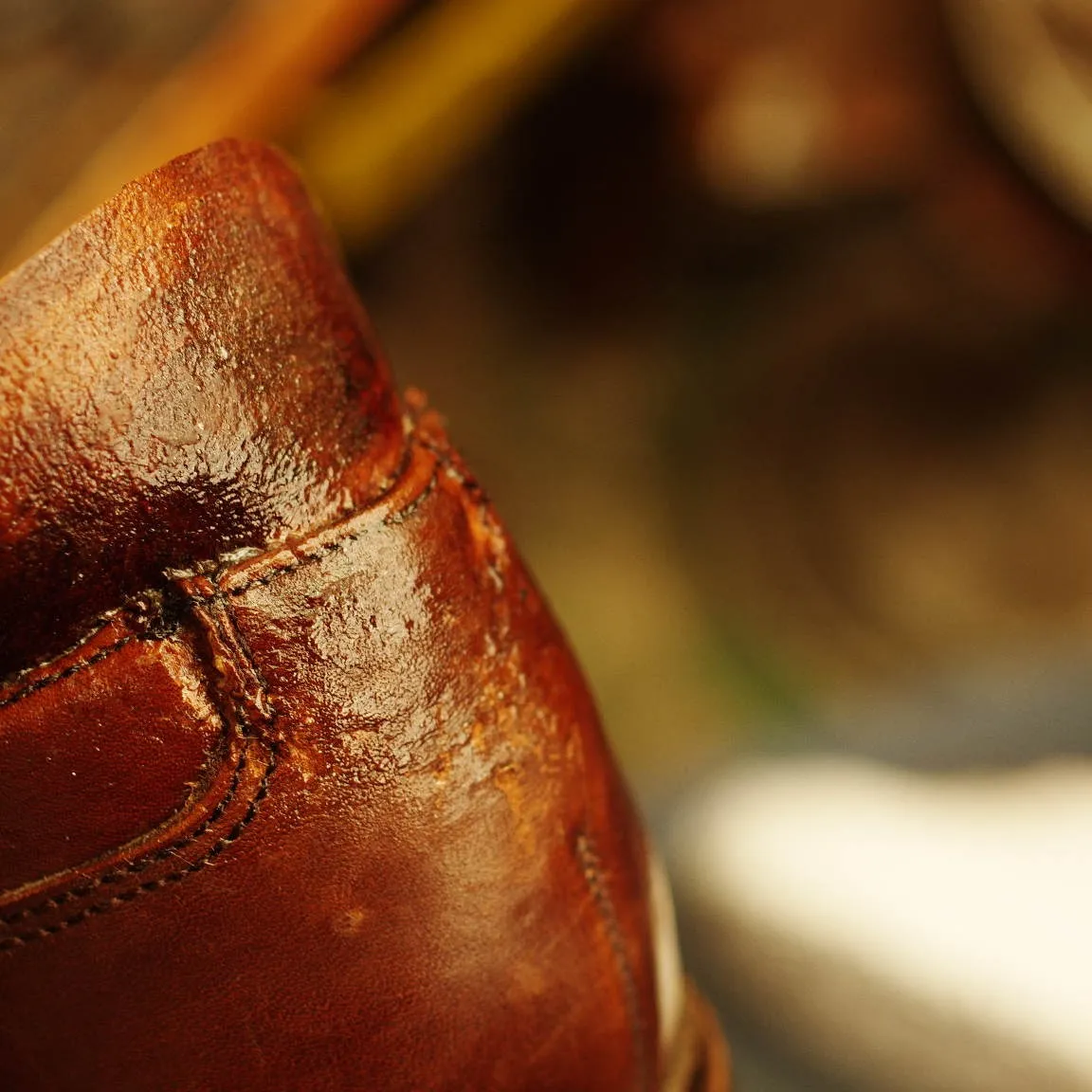 千葉県　A様　Paraboot　紳士革靴破れ修理