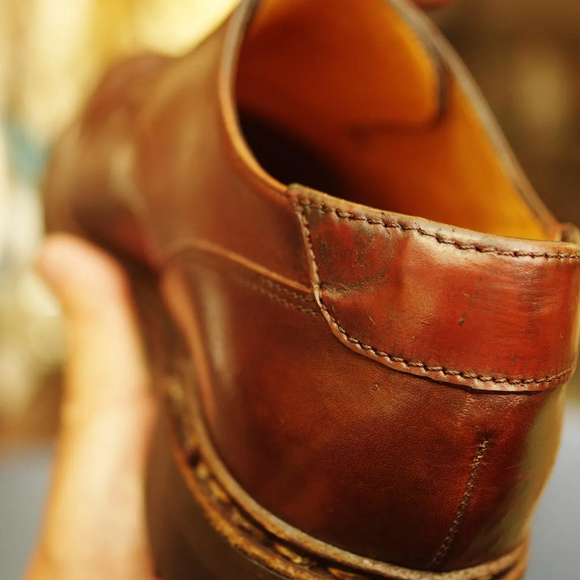 千葉県　A様　Paraboot　紳士革靴破れ修理