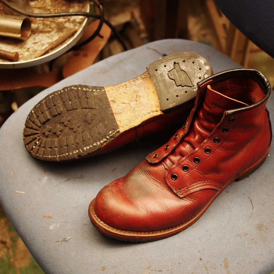 広島県　K様　REDWING　Beckmann　ハーフソール...