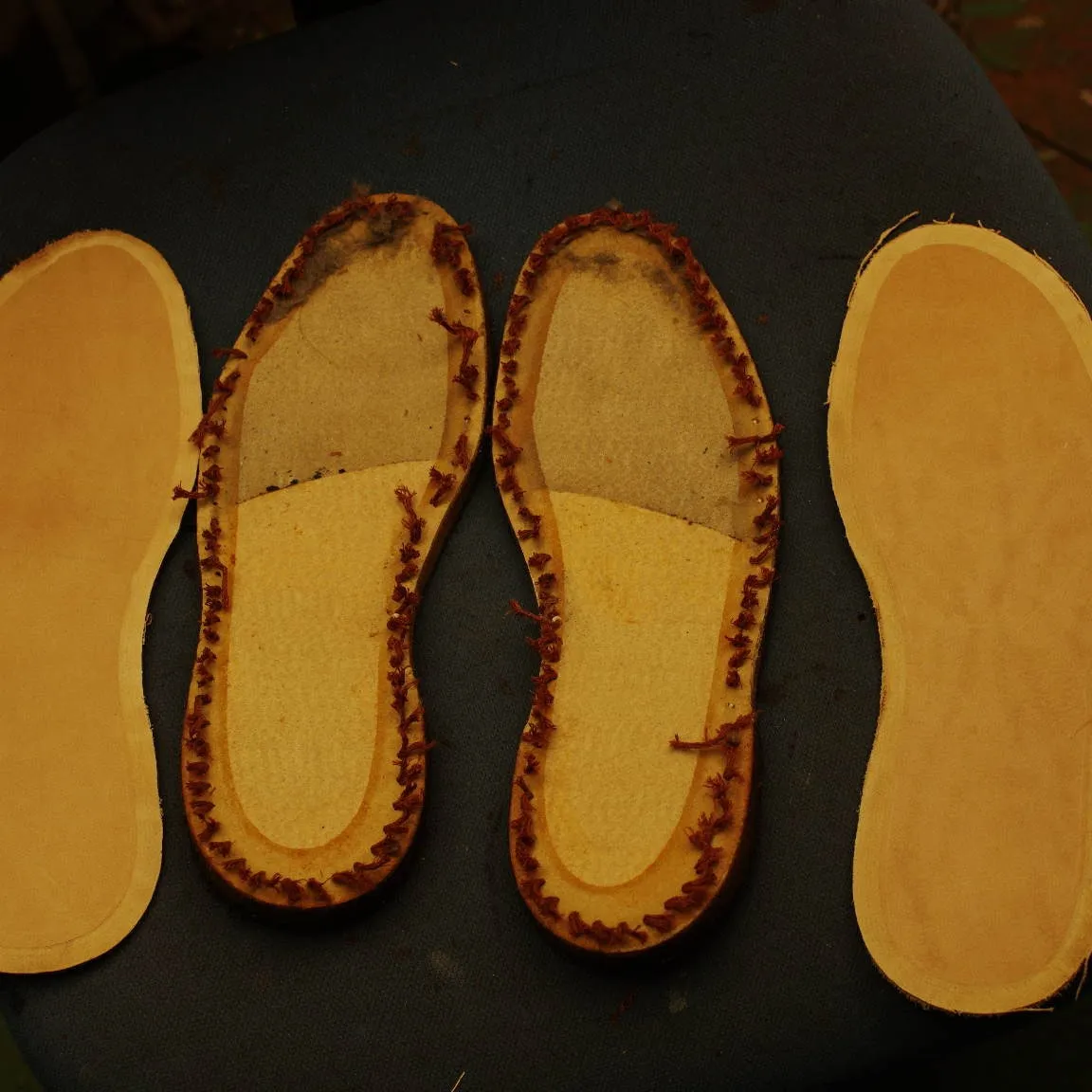 倉敷市　M様　Clarks　デザートブーツオールソール交換修...