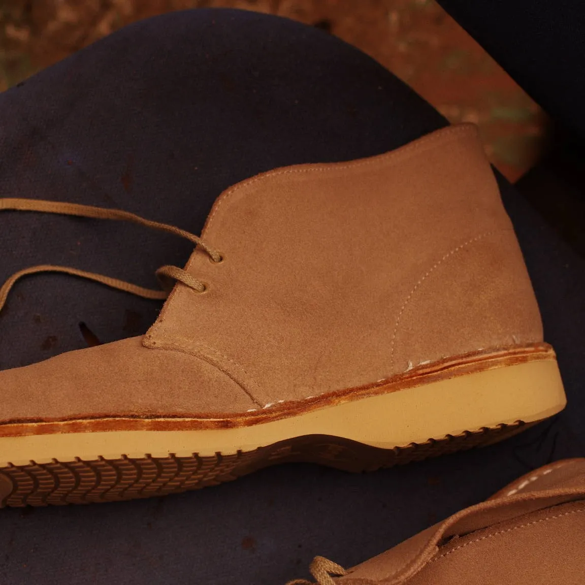 倉敷市　M様　Clarks　デザートブーツオールソール交換修...