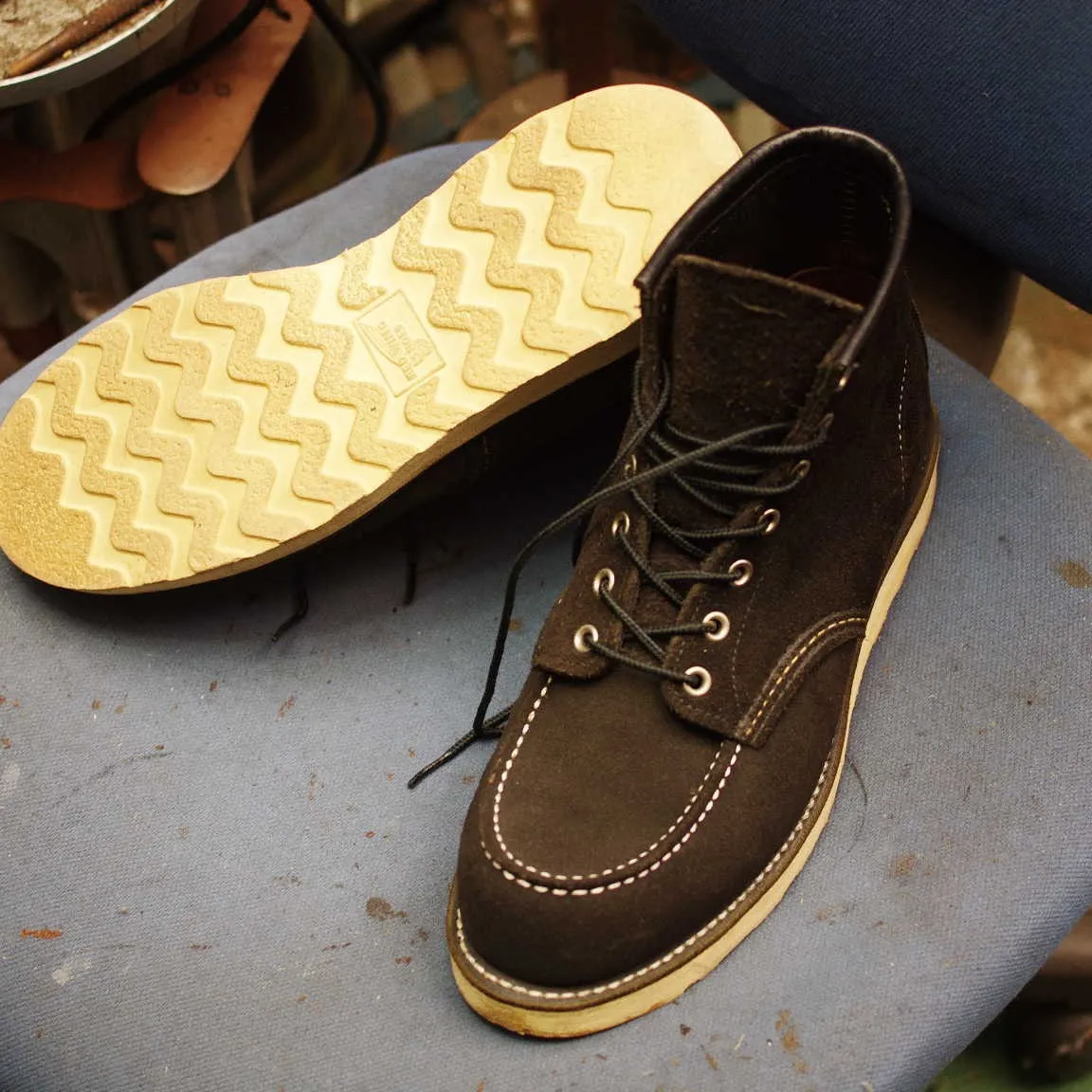 倉敷市 U様 REDWING エンジニアブーツ ソール交換 ...