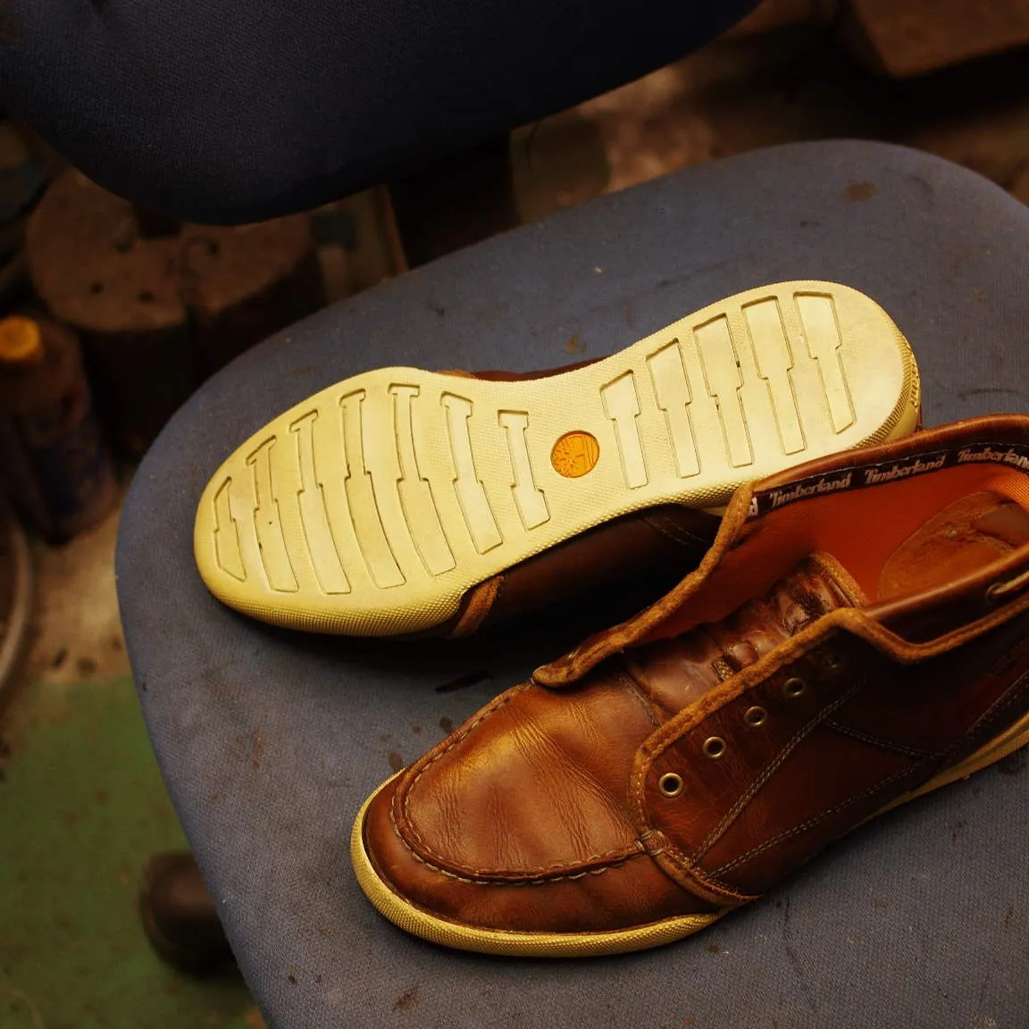 神奈川県 S様 Timberland カジュアルブーツ 底剥...