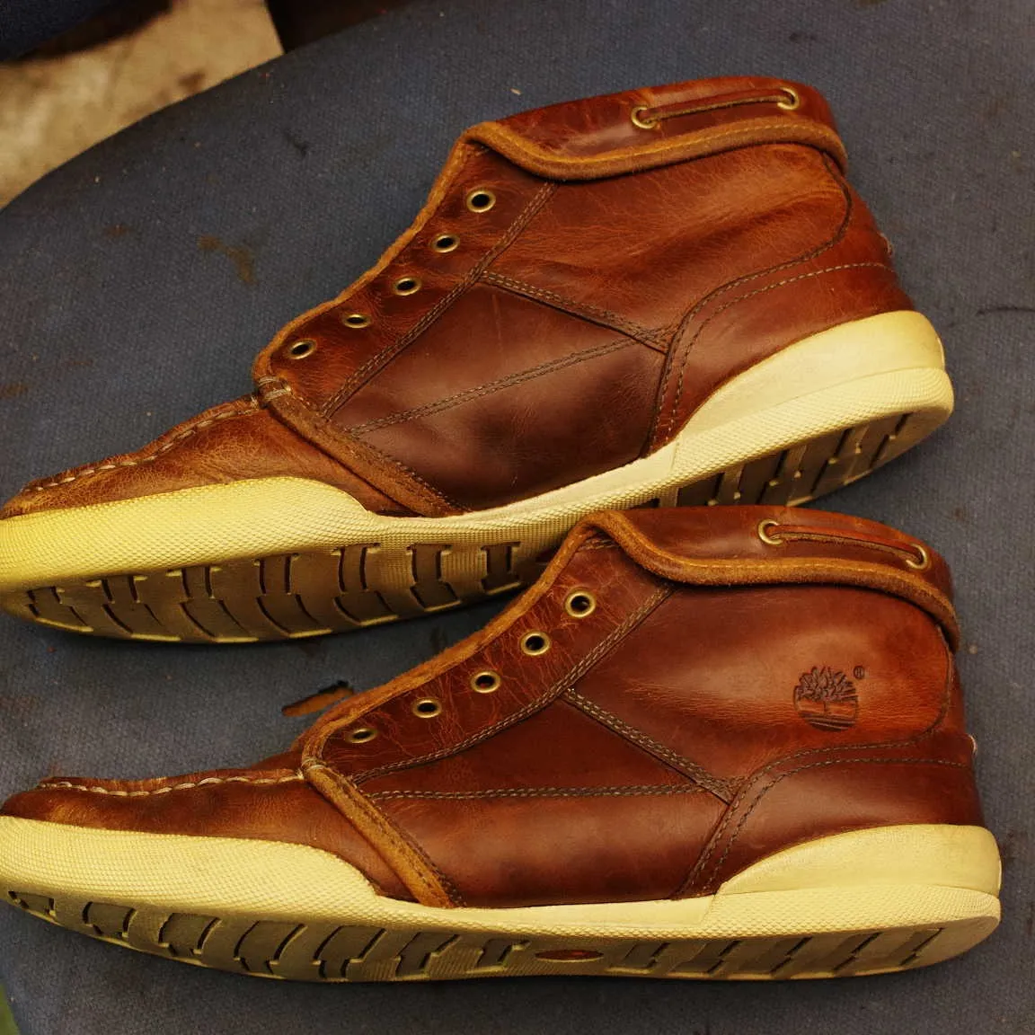 神奈川県 S様 Timberland カジュアルブーツ 底剥...