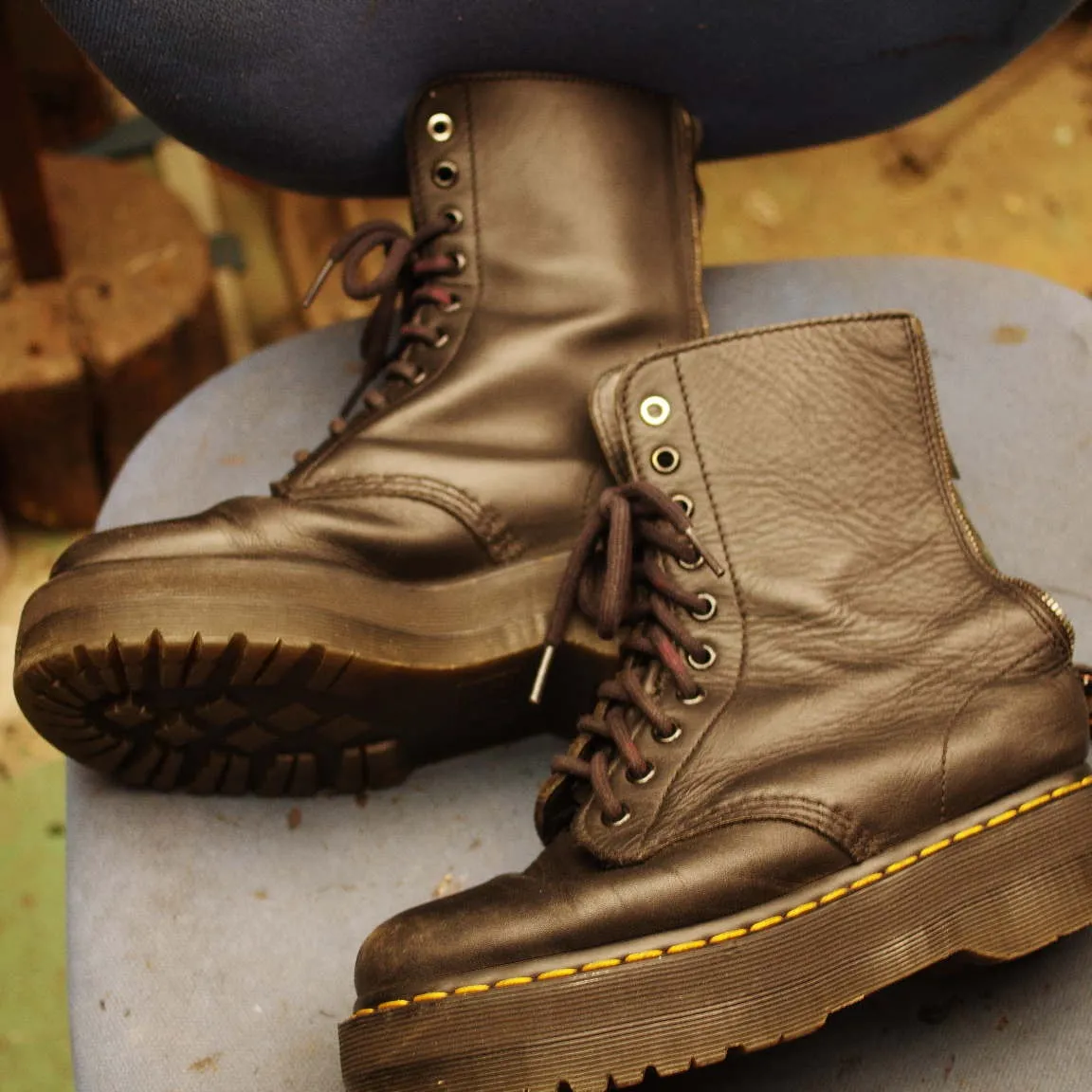 鹿児島県　T様　ドクターマーチン　ブーツ　ファスナー交換