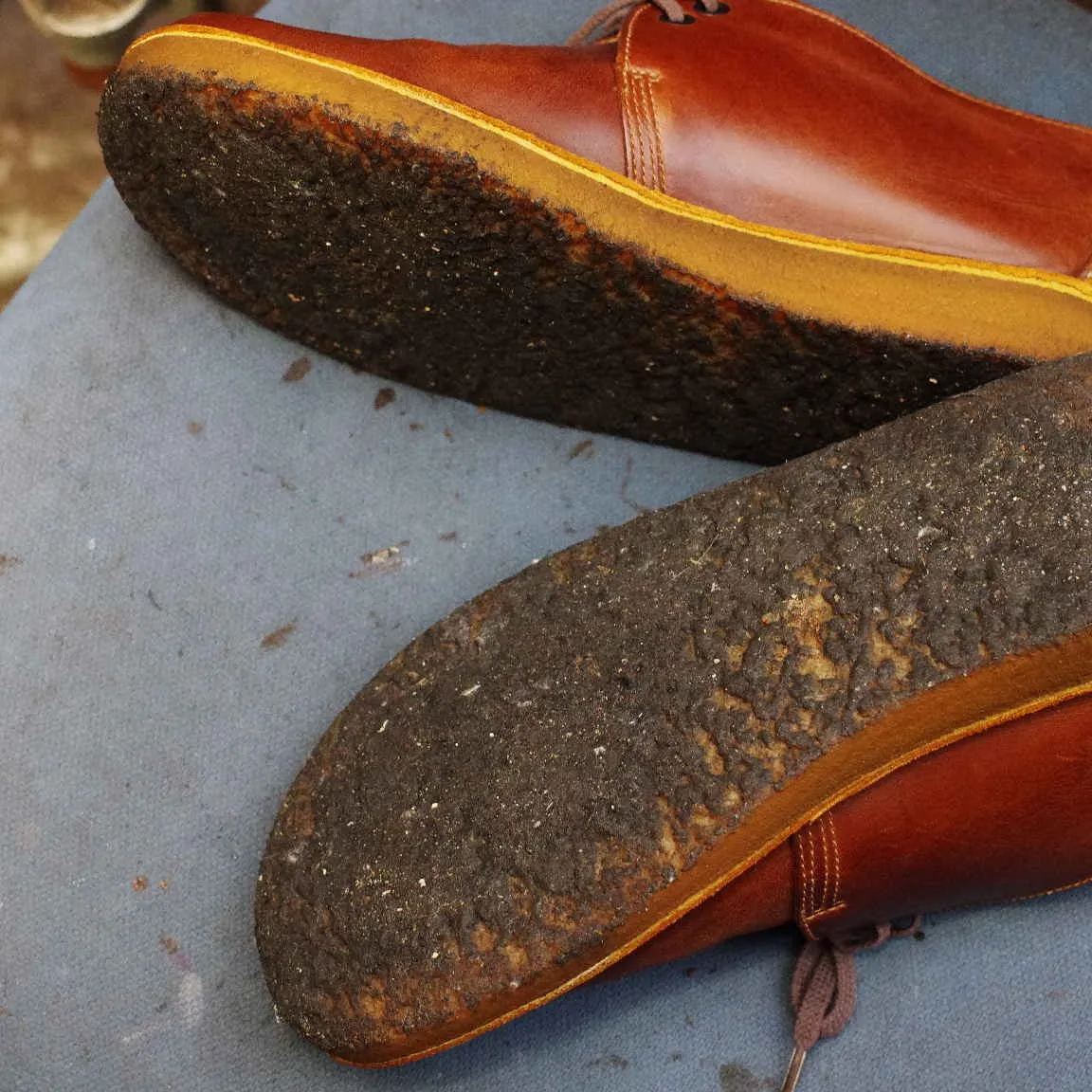 石川県 H様 Clarks デザートトレック オールソール交...