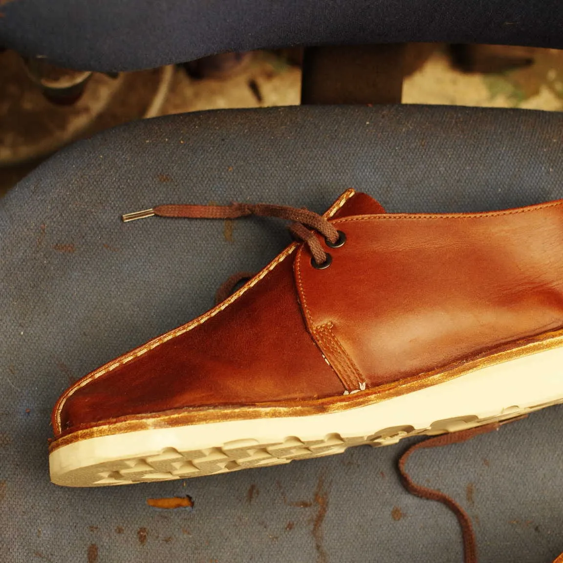 石川県 H様 Clarks デザートトレック オールソール交...