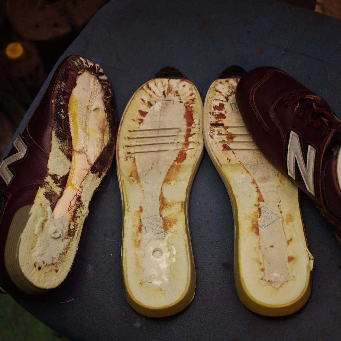 神奈川県 S様 ニューバランス 576 ウェッジヒール交換