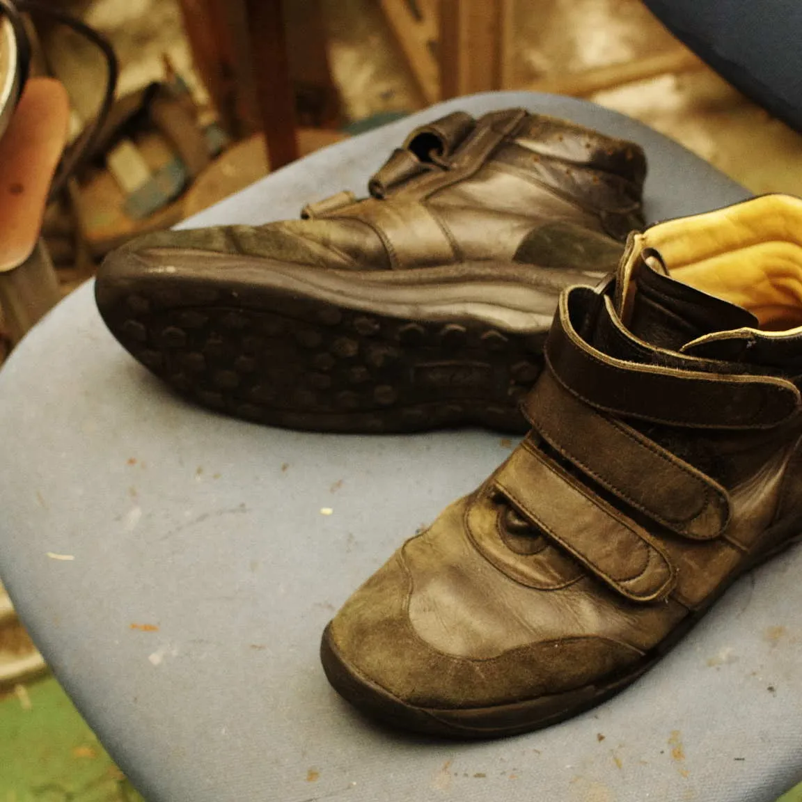 京都府　K様　ドイツ軍ベルクロパイロットシューズ オールソー...