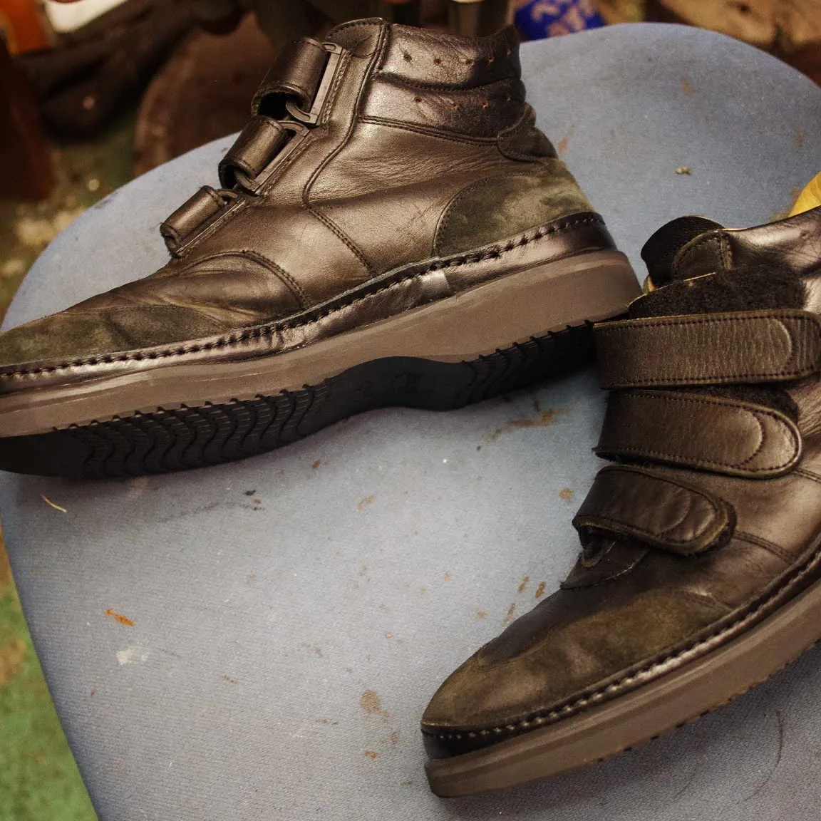京都府 K様 ドイツ軍ベルクロパイロットシューズ オールソー...