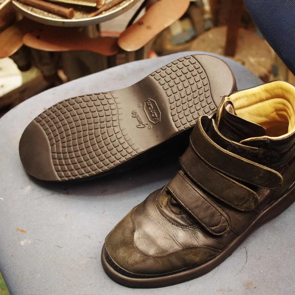 京都府 K様 ドイツ軍ベルクロパイロットシューズ オールソー...