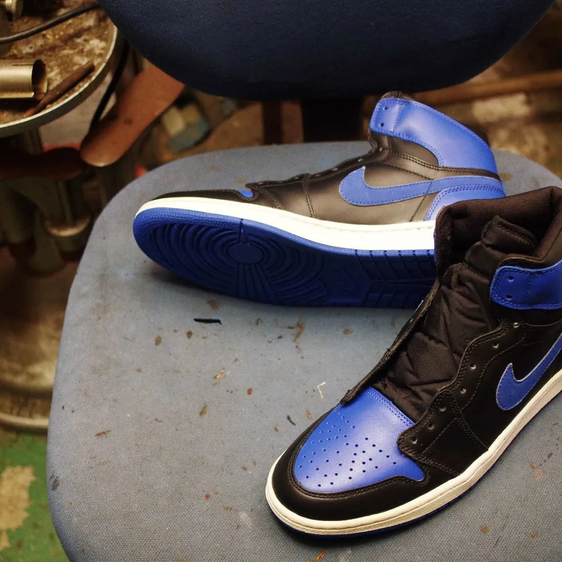 広島県　M様　NIKE　エア・ジョーダン1　ソール内クッショ...