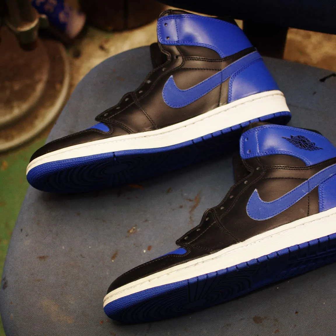 広島県 M様 NIKE エア・ジョーダン1 ソール内クッショ...