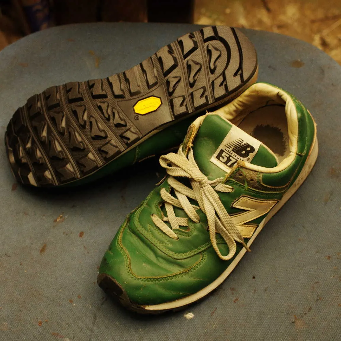 神奈川県 N様 ニューバランス576 ヒールカップ交換とアウ...