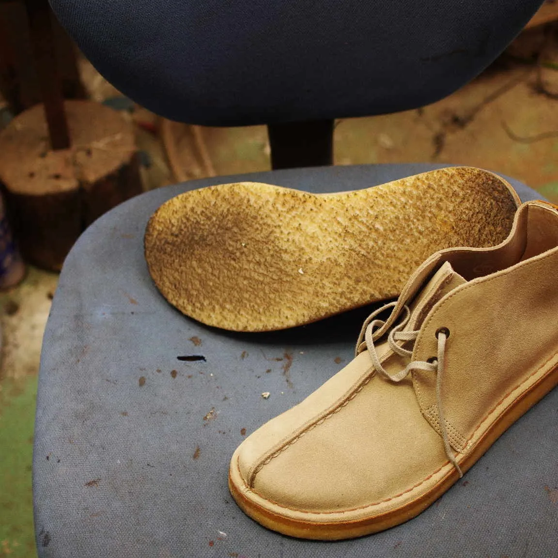 東京都　T様　Clarks　デザートトレック　オールソール交...