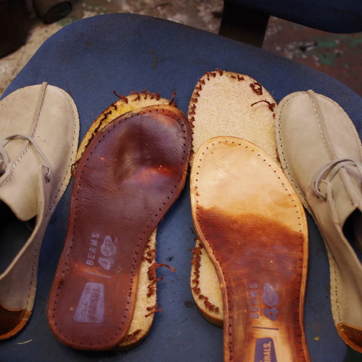 東京都 T様 Clarks デザートトレック オールソール交...