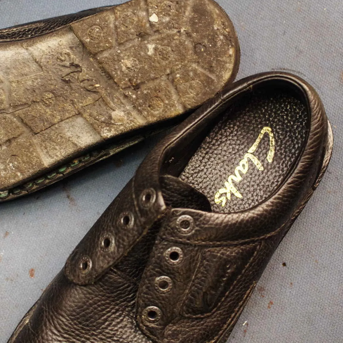 静岡県 O様 Clarks Nature2オールソール交換修...