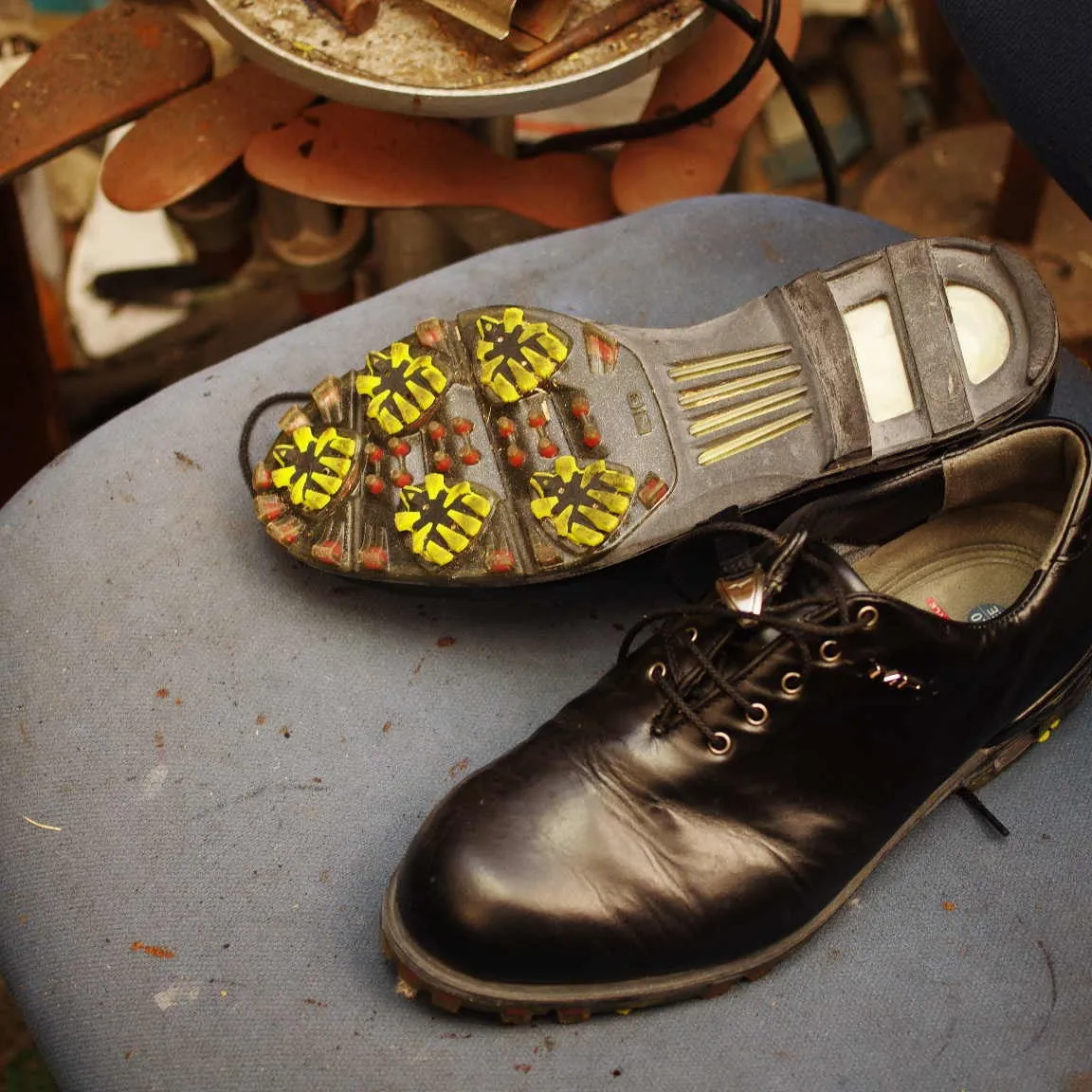 大阪府　Y様　Mizuno　ゴルフシューズ　ヒール交換とメス...