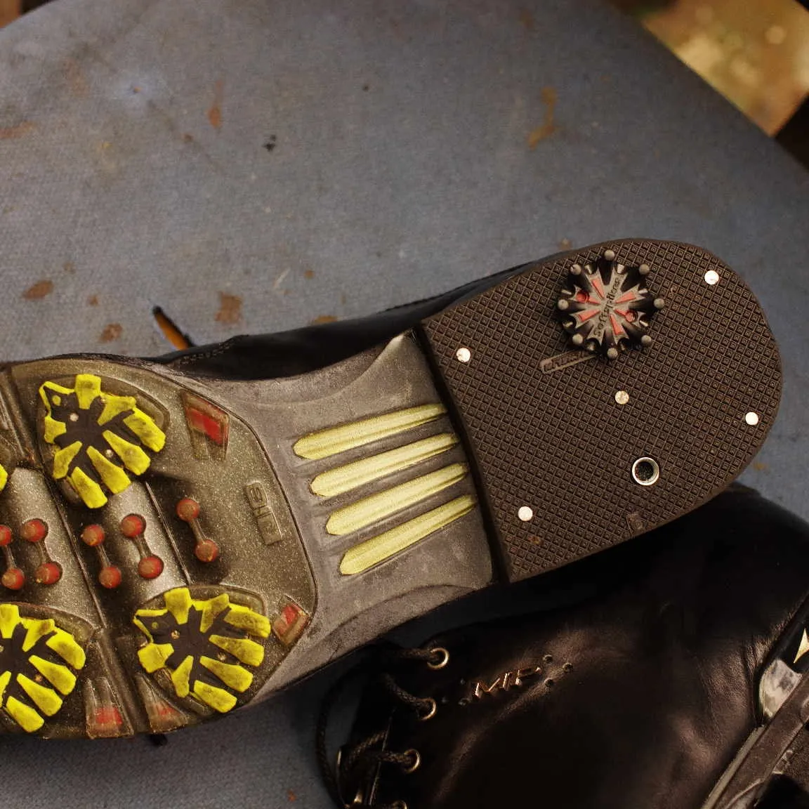 大阪府　Y様　Mizuno　ゴルフシューズ　ヒール交換とメス...