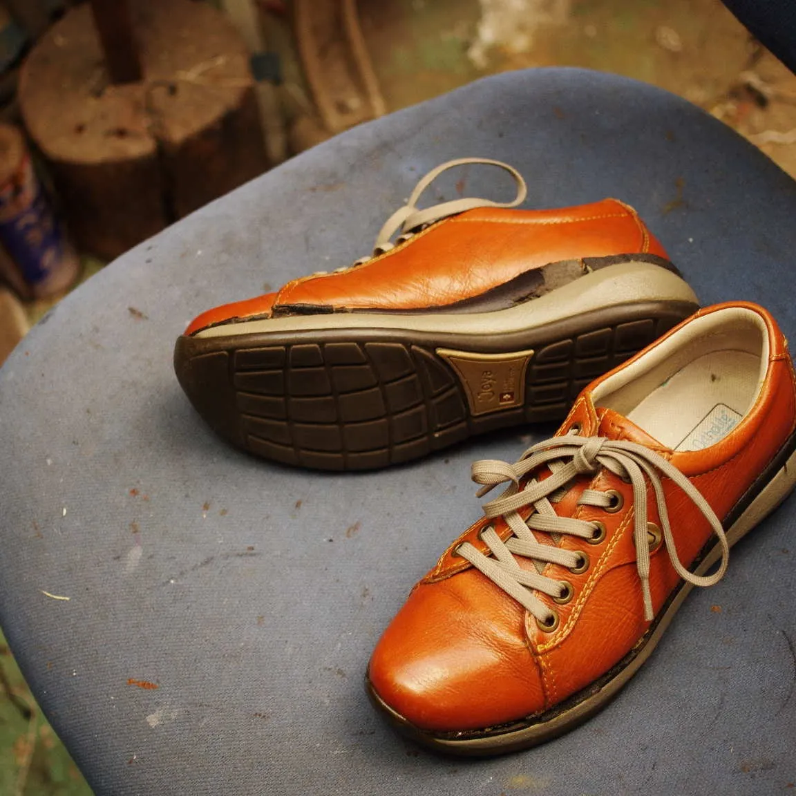 埼玉県　I様　Joya　ウォーキングシューズ　オールソール交...