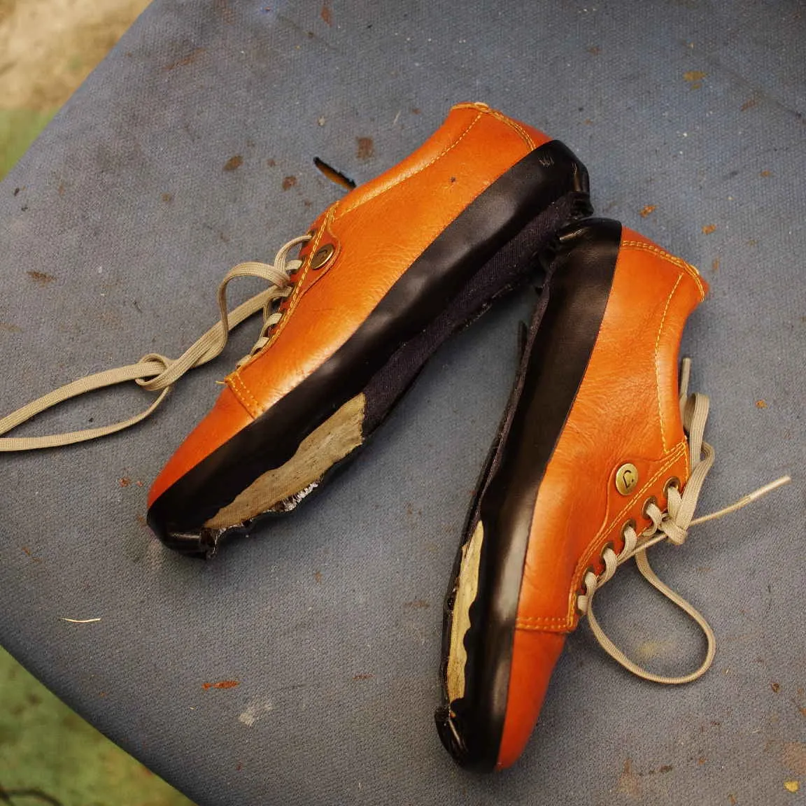 埼玉県 I様 Joya ウォーキングシューズ オールソール交...