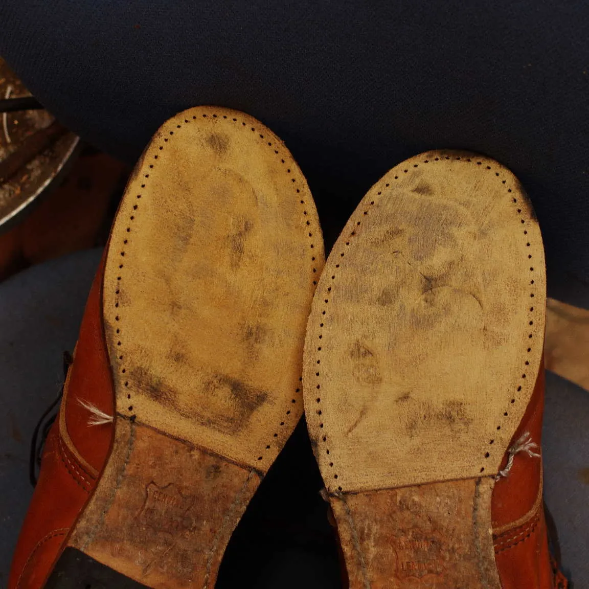 倉敷市 A様 REDWING ベックマン ハーフソールラバー...