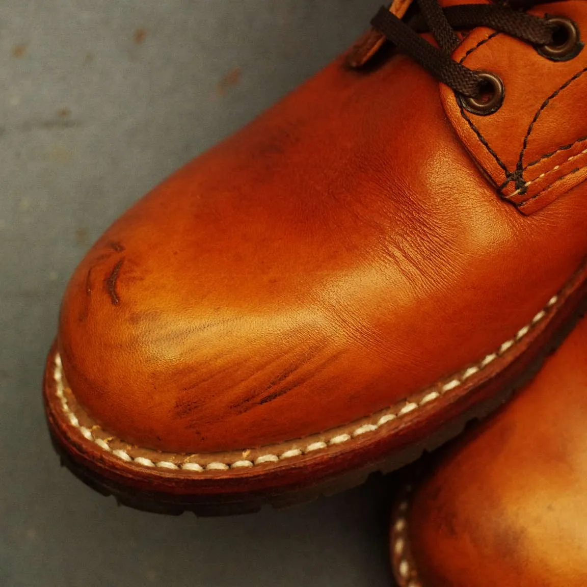 倉敷市 A様 REDWING ベックマン ハーフソールラバー...