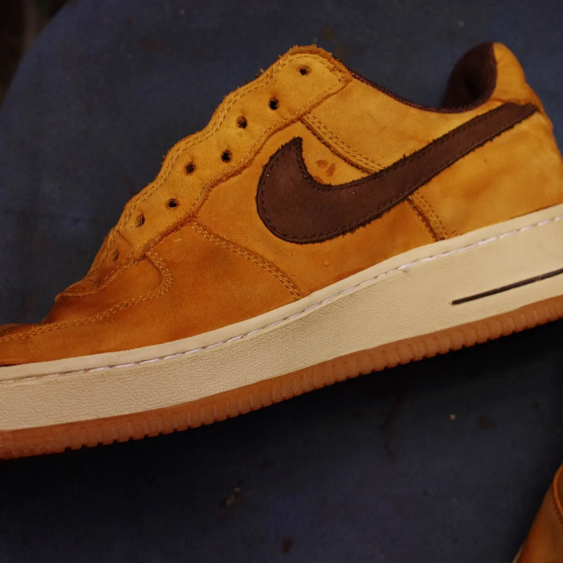 長野県 A様 NIKE エアフォース・ワンソール内クッション...