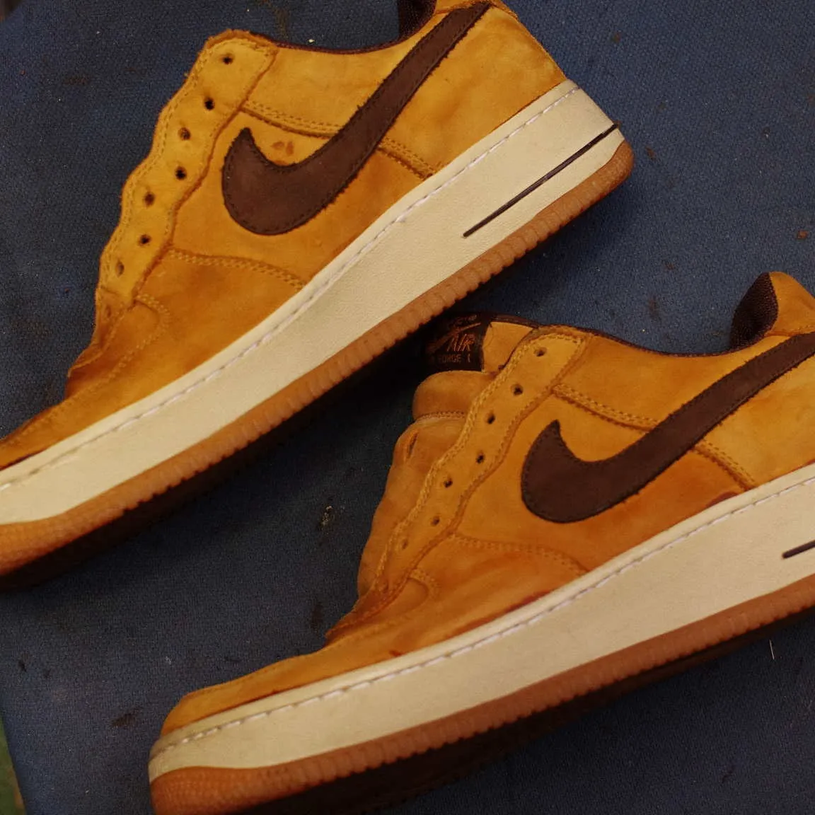 長野県 A様 NIKE エアフォース・ワンソール内クッション...