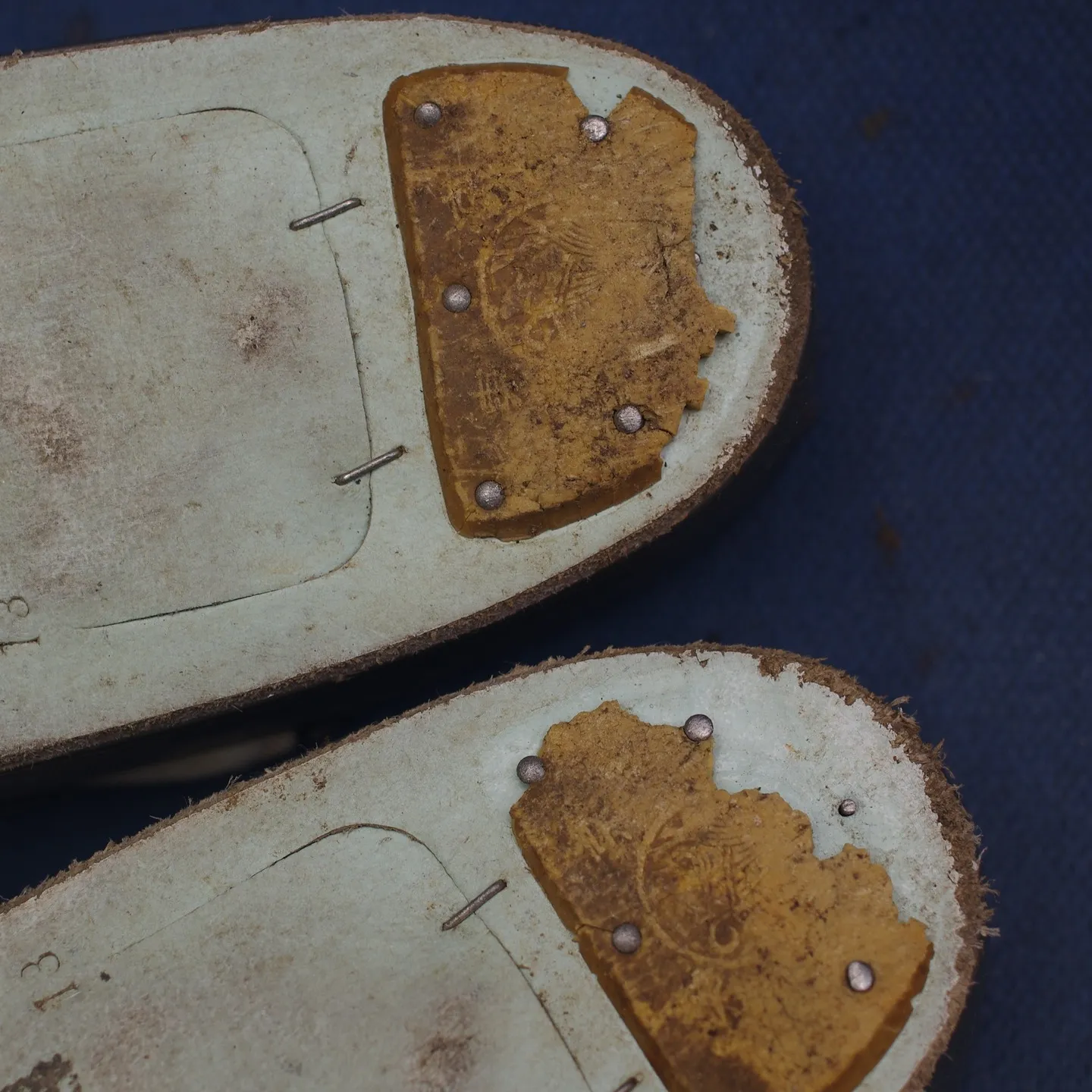 浅口市　鴨方町　M様　和ゾーリ　かかとゴム交換