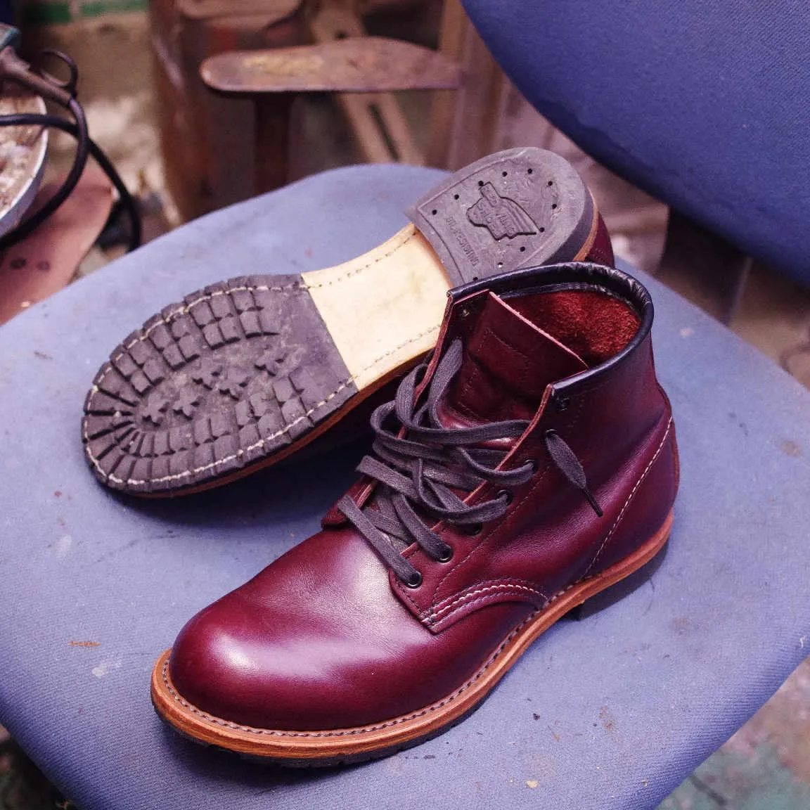 倉敷市 N様 REDWING Beckmann ハーフソール...