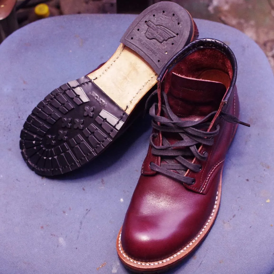 倉敷市 N様 REDWING Beckmann ハーフソール...